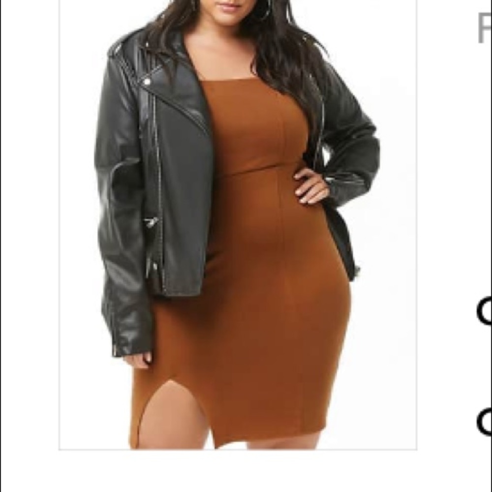 Plus seam tube dress
